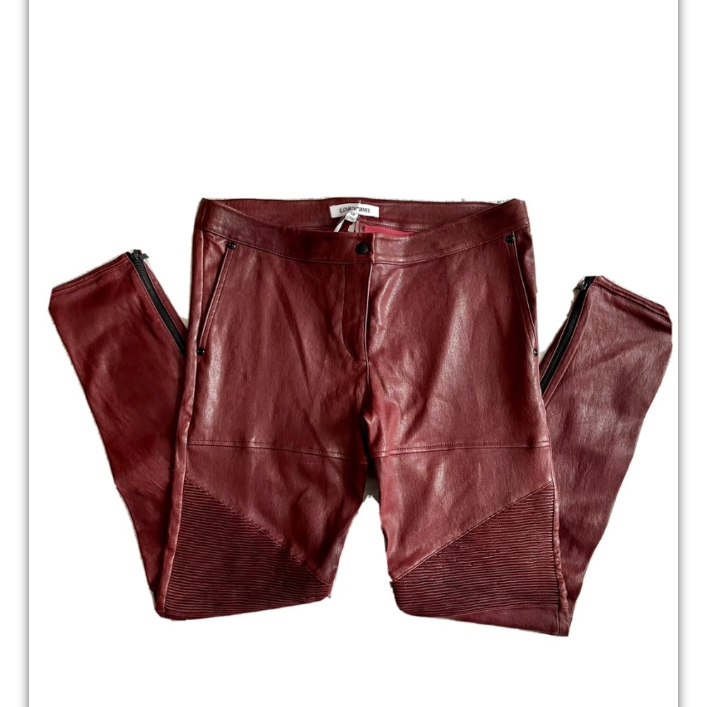 Leather pants NWT size 10 Elizabeth and James
